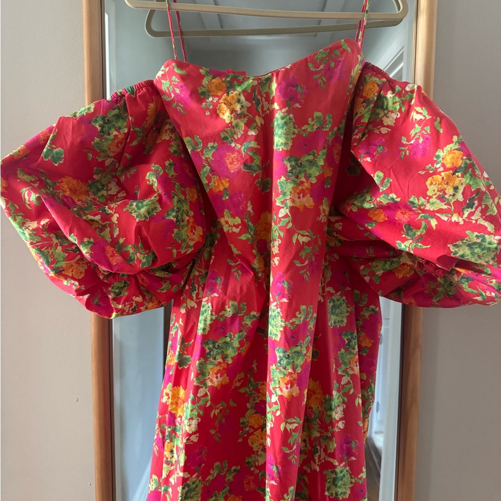 Caroline Constas Palmer Mini - Puff Sleeve Mini Dress